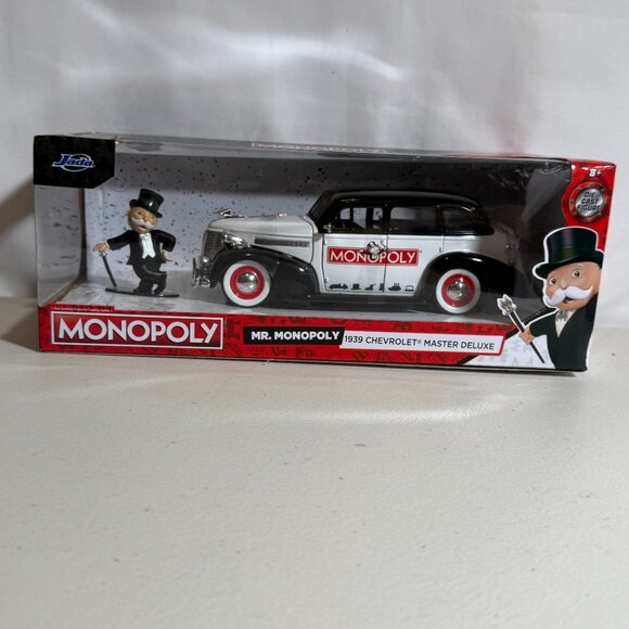 Jada Toys Mr. Monopoly 1939 Chevrolet Master Deluxe Die-cast Car, scale 1:24 - Picture 4 of 4